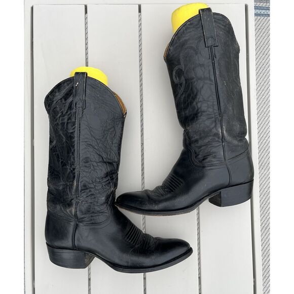 J. Chisholm Boots - Men 8.5 D- Black - Picture 1 of 10